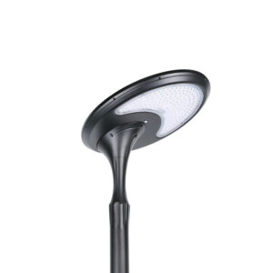 Lumin Solar Solutions GLCZ-2808 large solar post light with 38W panel, 60Ah battery & Ø76mm tenon for corporate campuses.