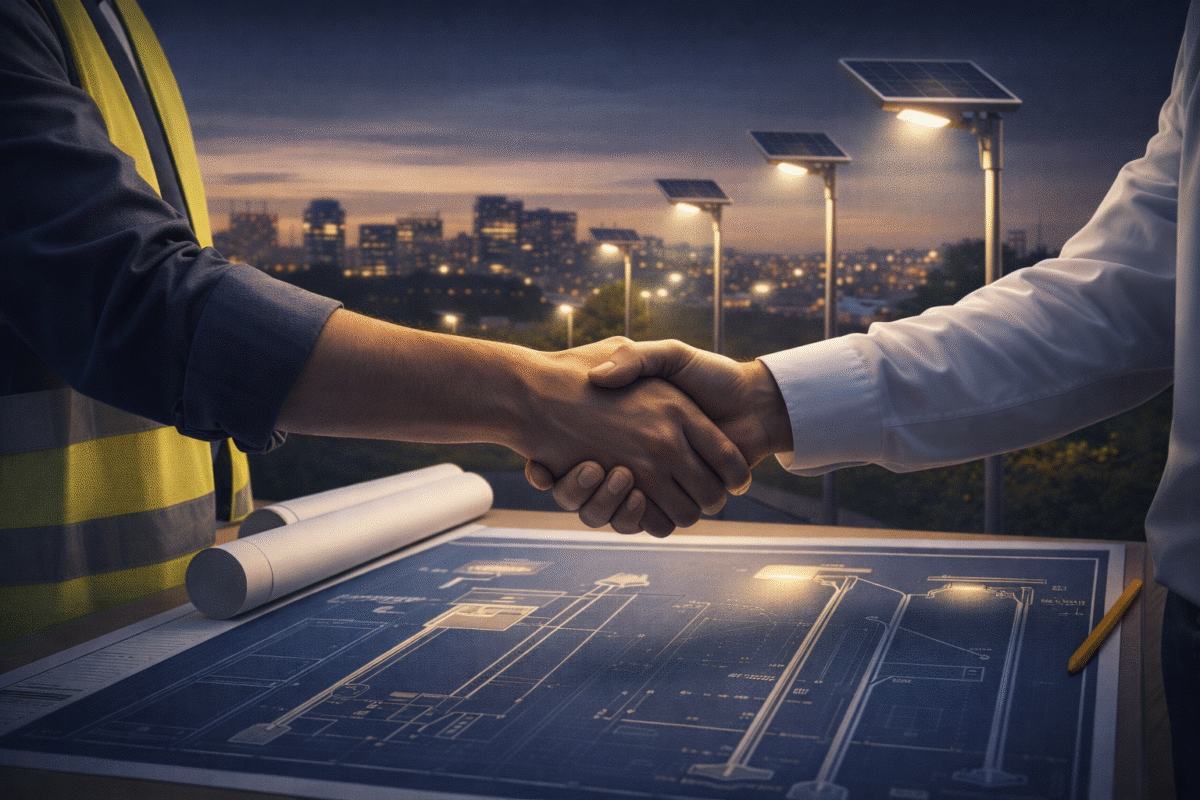 contractor partnership government solar bid handshake cover