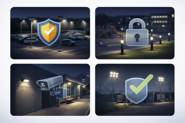 high risk application scenarios vandal resistant lighting grid