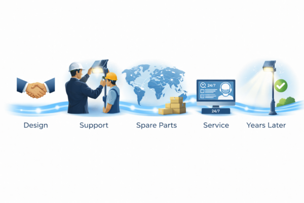 solar project lifecycle support infographic installation warranty