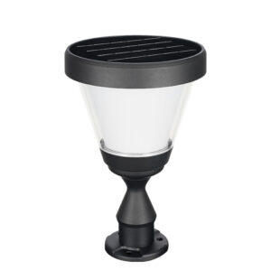 Lumin Cyrus 4.5W IP65 Die-Cast Aluminum Commercial Solar Pillar Light CYCZ-2106