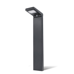 Lumin GLCZ-3008 Anti-Glare Solar Lawn Light shows modular heights with bird profile optics, 5W IP65 for park trails.