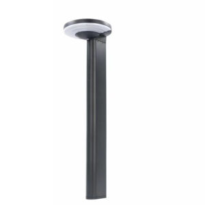 Lumin GLCZ-8804 Wide-Beam Solar Pathway Light features umbrella downward diffusion, 5V Mono panel IP65 for public park lawns.