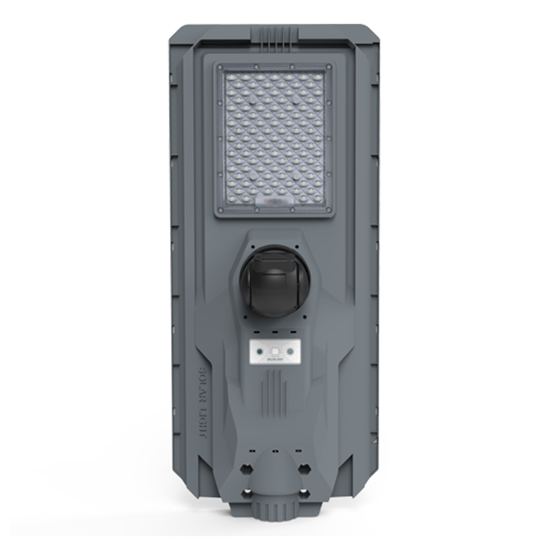 Lumin Solar Solutions Nova Wall & Pole Mount All-in-One Solar Street Light NVJM-SSTH with SMD3030 LEDs & 1440P CCTV.