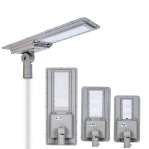 Lumin Solar Solutions - Nova Compact Aluminum Alloy SMD3030 Solar Street Light NVKZ-SM: PIR sensor & IP65 LED array.