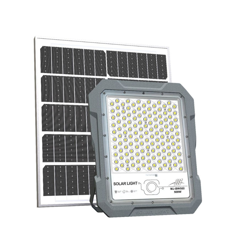 Lumin Solar Solutions QSJM-BW Large-Area Solar Flood Light with SMD5054 LEDs & XT60 plug for commercial sports courts