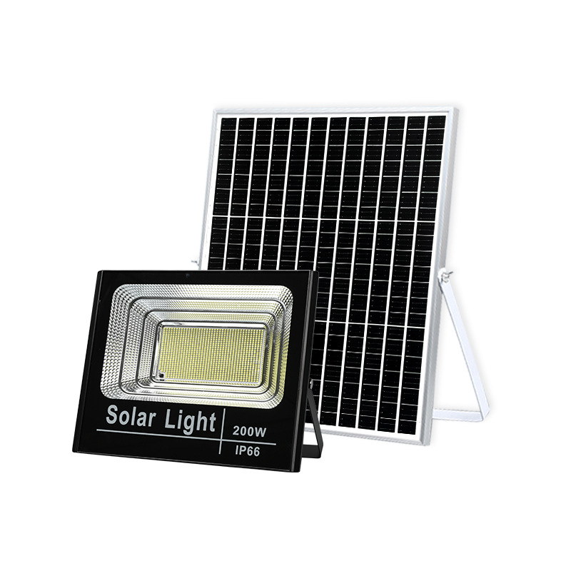 Lumin Solar Solutions QSKZ-ST Aluminum Alloy Solar Flood Light with SMD3030 LED array for commercial factory premises